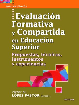 cover image of Evaluación formativa y compartida en Educación Superior